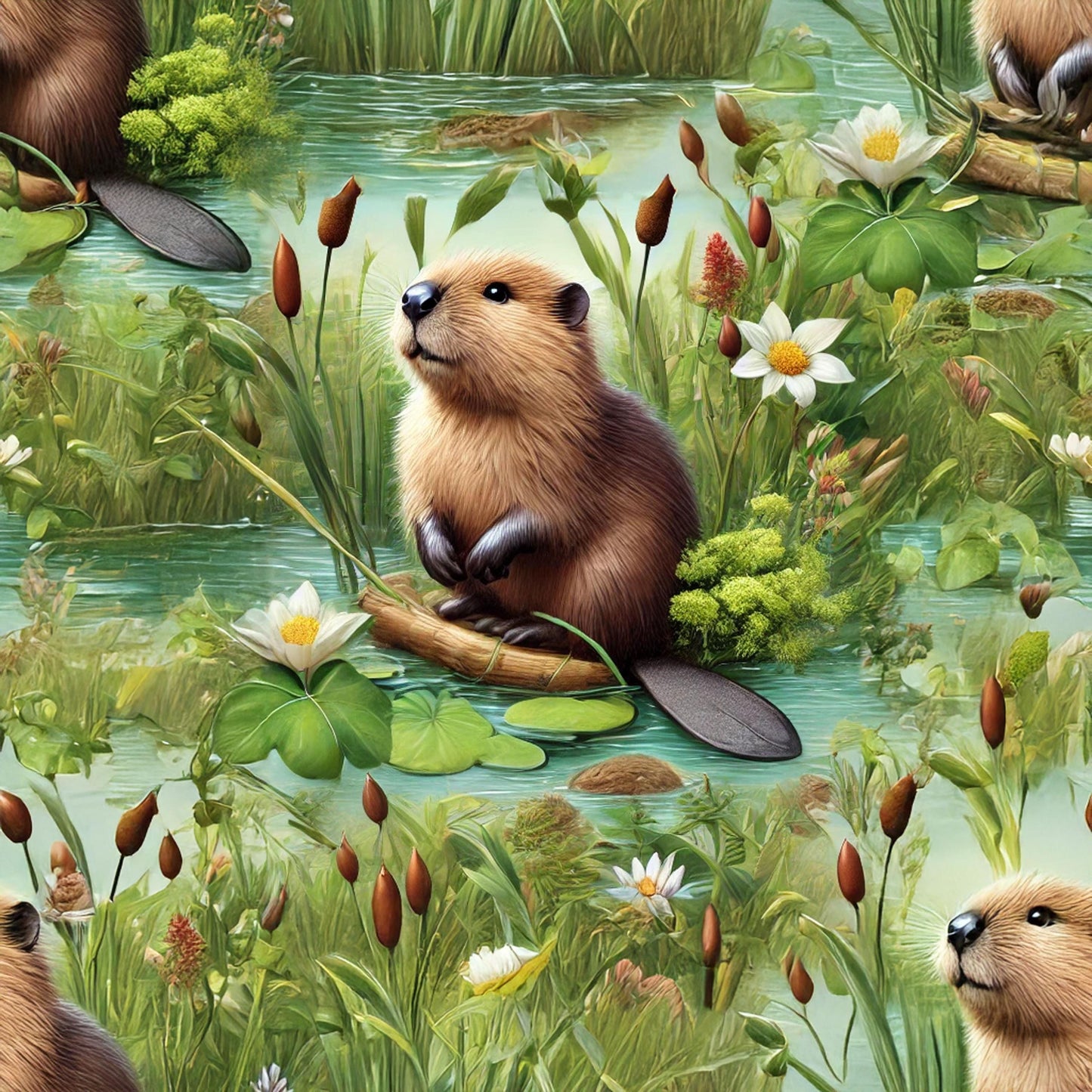 Eigenproduktion Stoff Bieber