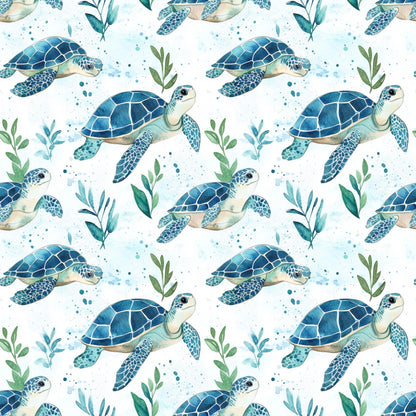 Eigenproduktion Stoff Schildkröten