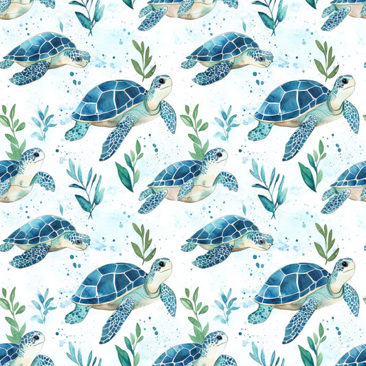 Eigenproduktion Stoff Schildkröten