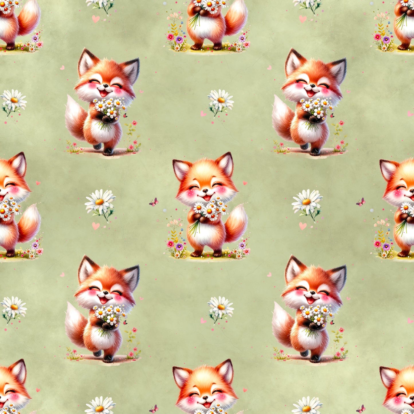 Eigenproduktion Stoff kleiner Fuchs