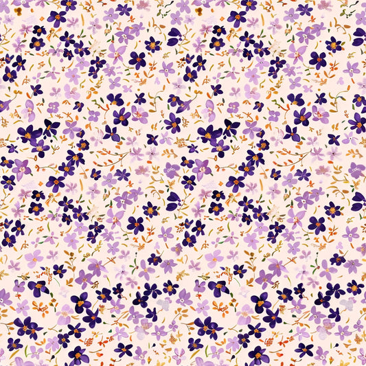Eigenproduktion Stoff Boho Blumen