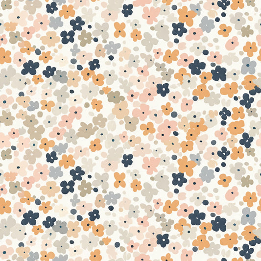 Eigenproduktion Stoff Boho Blumen