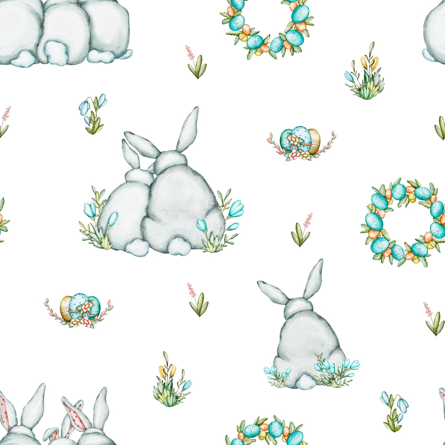 Eigenproduktion Stoff Ostern