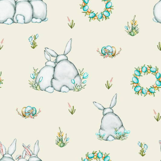 Eigenproduktion Stoff Ostern