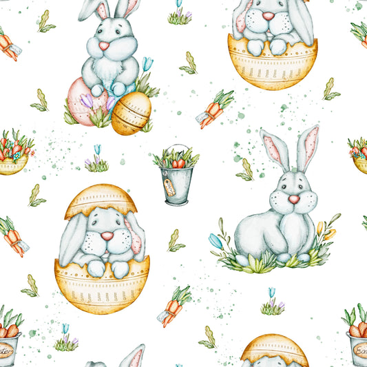 Eigenproduktion Stoff Ostern