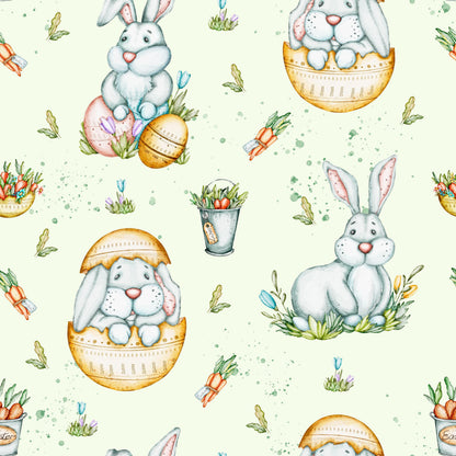 Eigenproduktion Stoff Ostern
