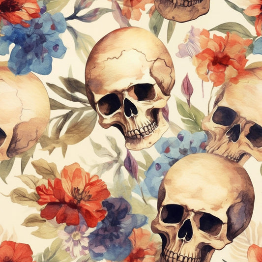 Eigenproduktion Stoff Skull