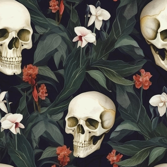 Eigenproduktion Stoff Skull