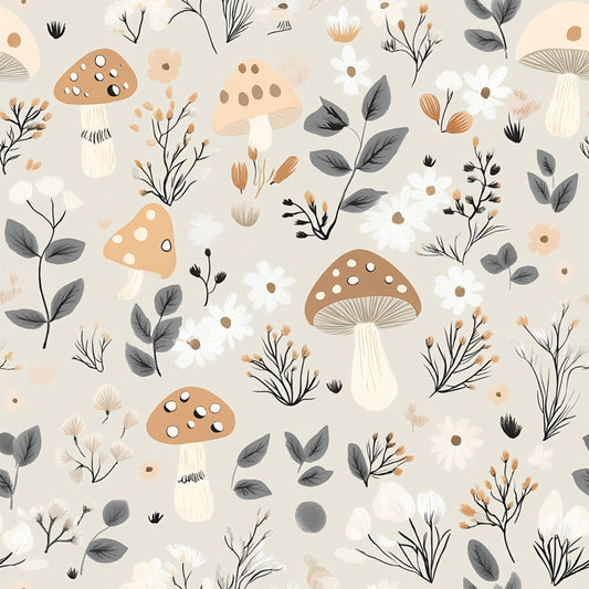 Eigenproduktion Stoff Pilze