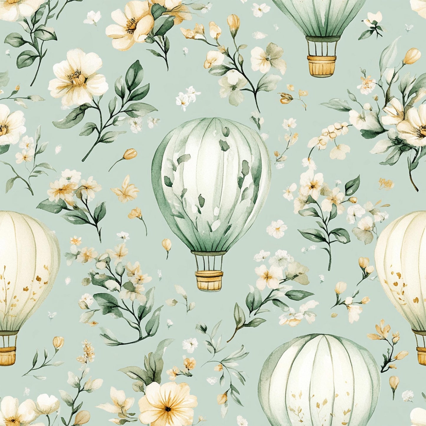 Eigenproduktion Stoff Heißluftballon