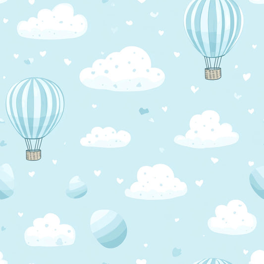 Eigenproduktion Stoff Heißluftballon