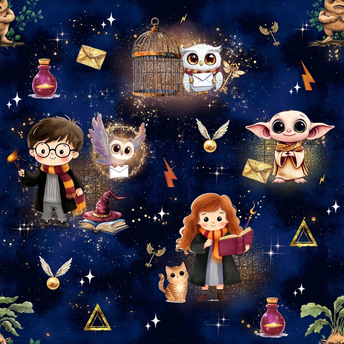 Eigenproduktion Stoff Magical Academy