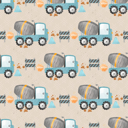 Eigenproduktion Stoff Betonmischer