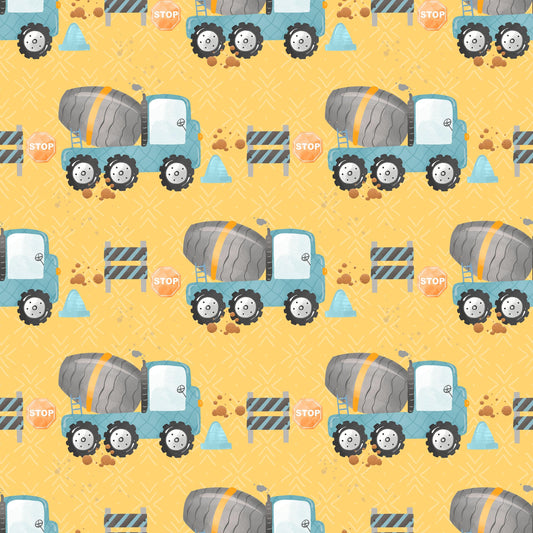 Eigenproduktion Stoff Betonmischer