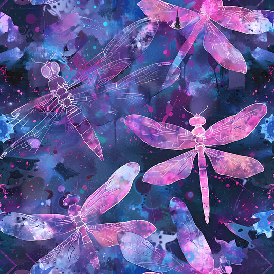 Eigenproduktion Stoff Libelle