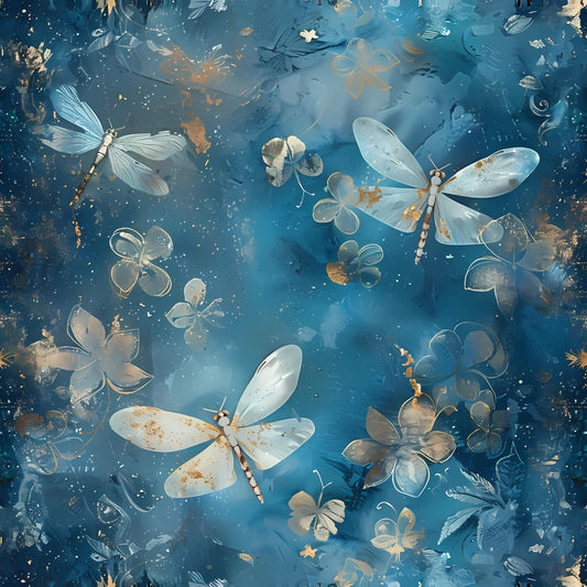 Eigenproduktion Stoff Libelle