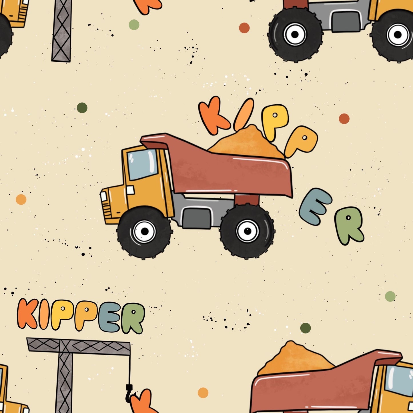 Eigenproduktion Stoff Kipper