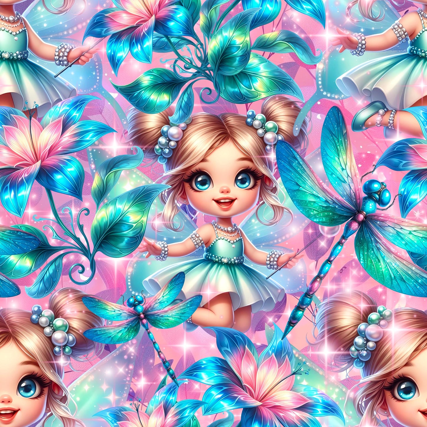 Eigenproduktion Stoff Prinzessin