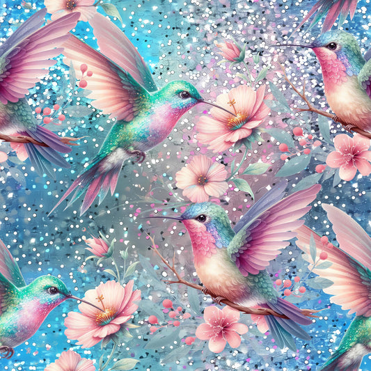 Eigenproduktion Stoff Kolibri