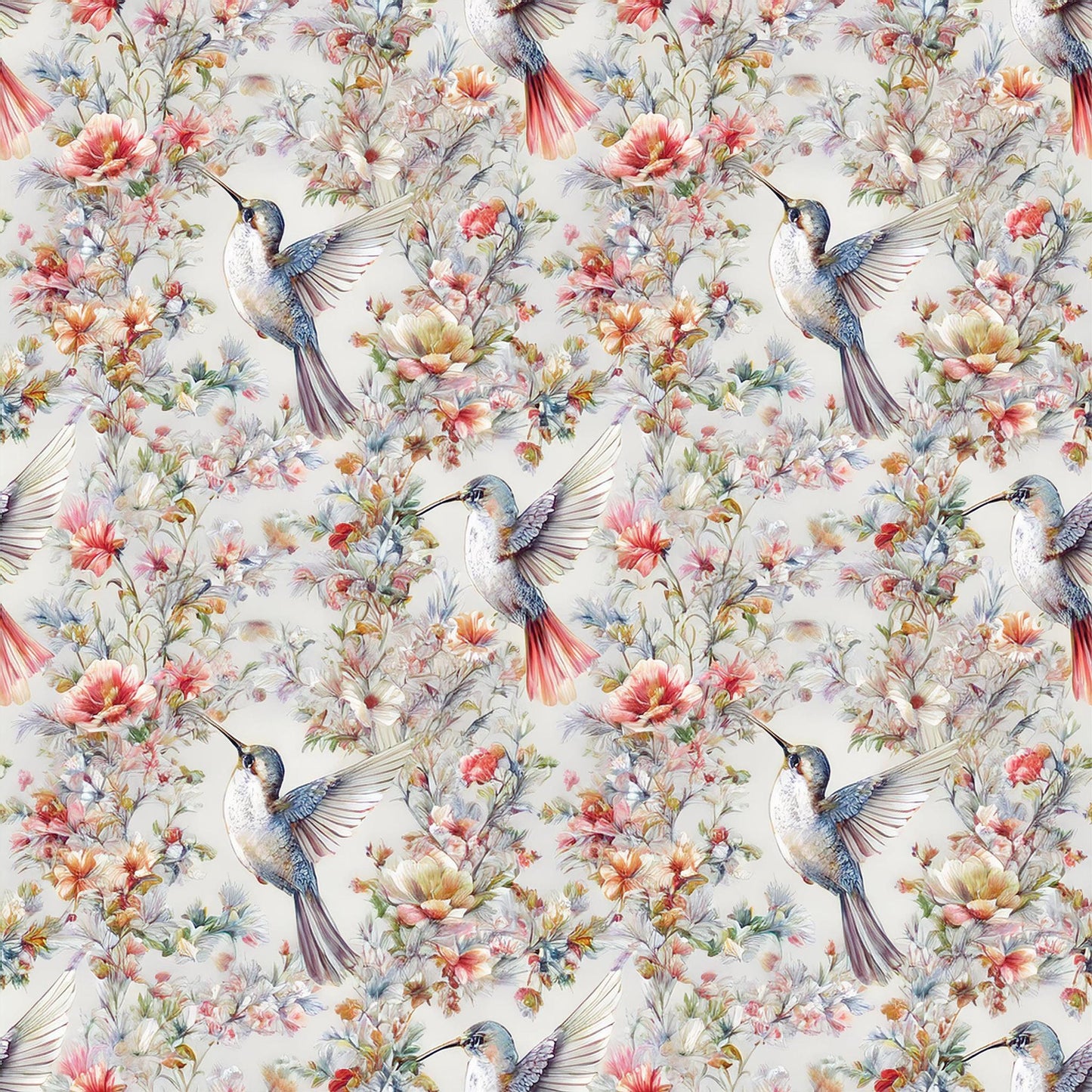 Eigenproduktion Stoff Kolibri
