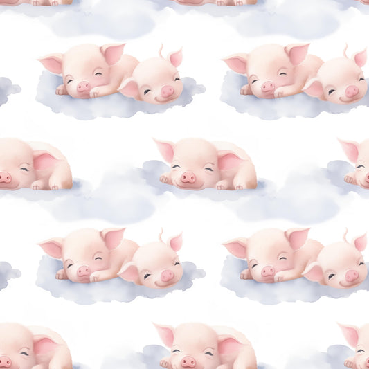 Eigenproduktion Stoff Schwein