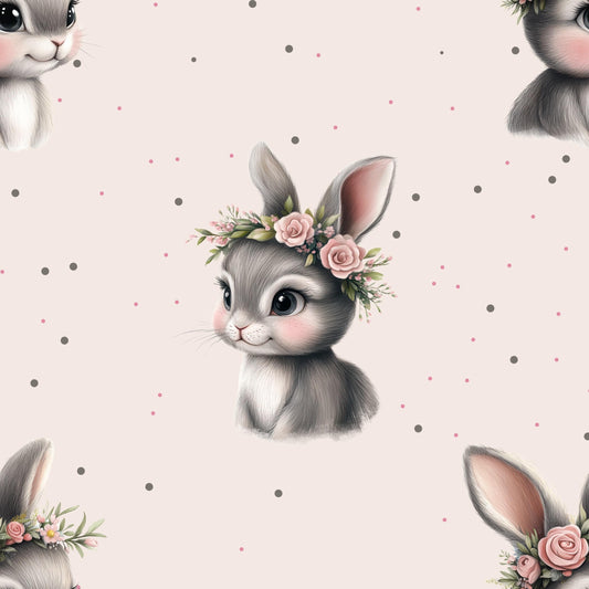 Eigenproduktion Stoff Hase