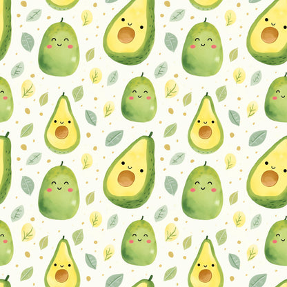 Eigenproduktion Stoff Avocado