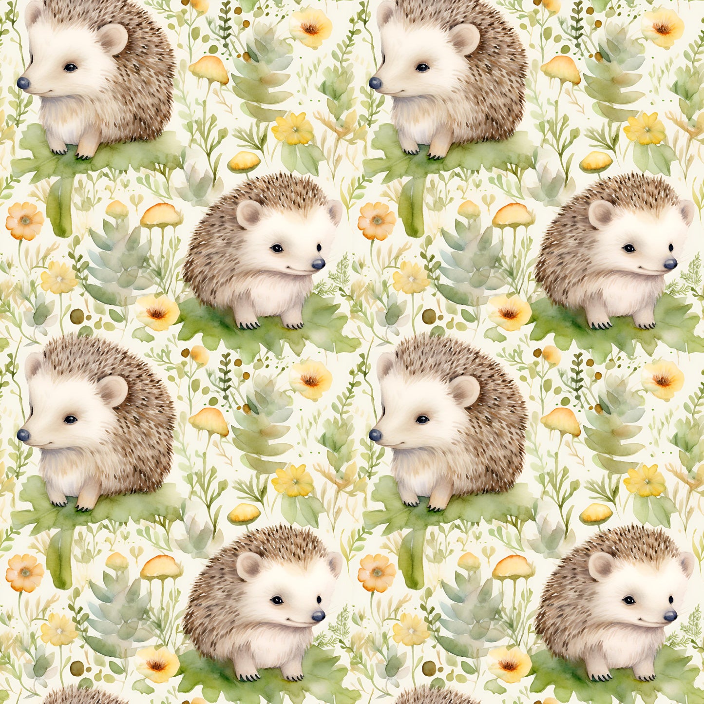 Eigenproduktion Stoff Igel