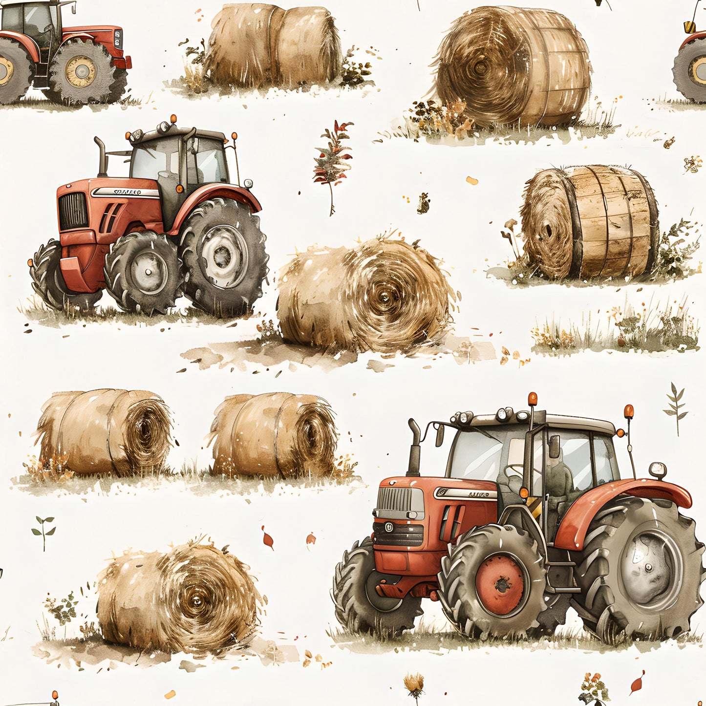 Eigenproduktion Stoff Traktor - Bauernhof