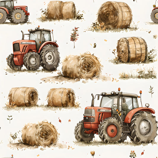 Eigenproduktion Stoff Traktor - Bauernhof