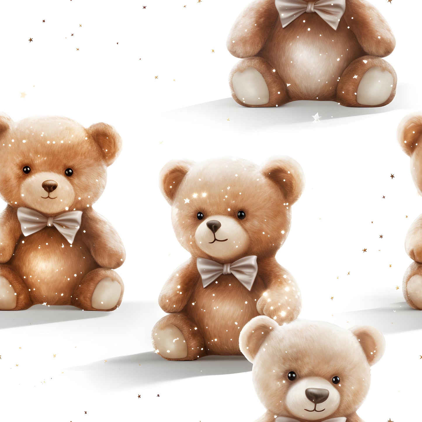Eigenproduktion Stoff Teddybären