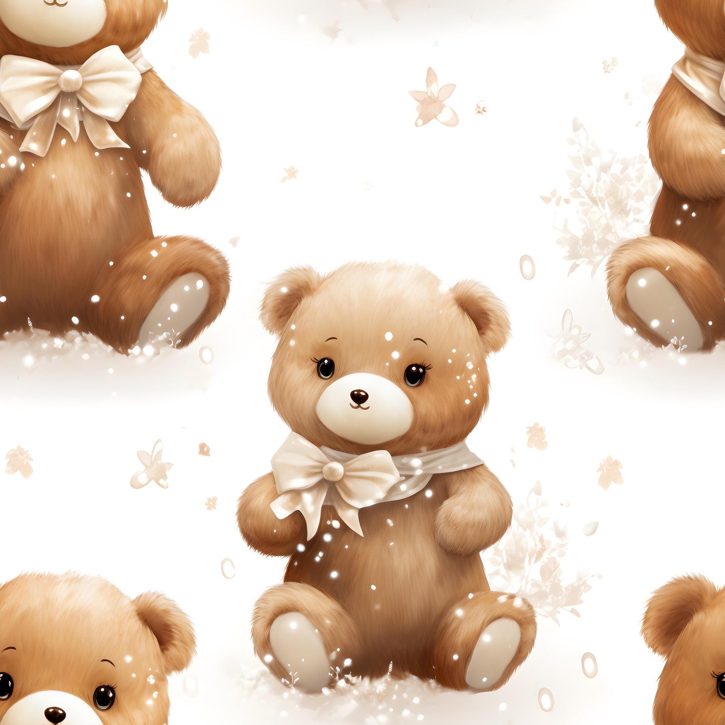 Eigenproduktion Stoff Teddybären