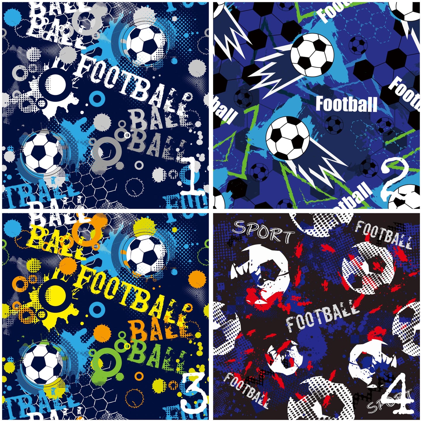 Eigenproduktion Stoff Fußball