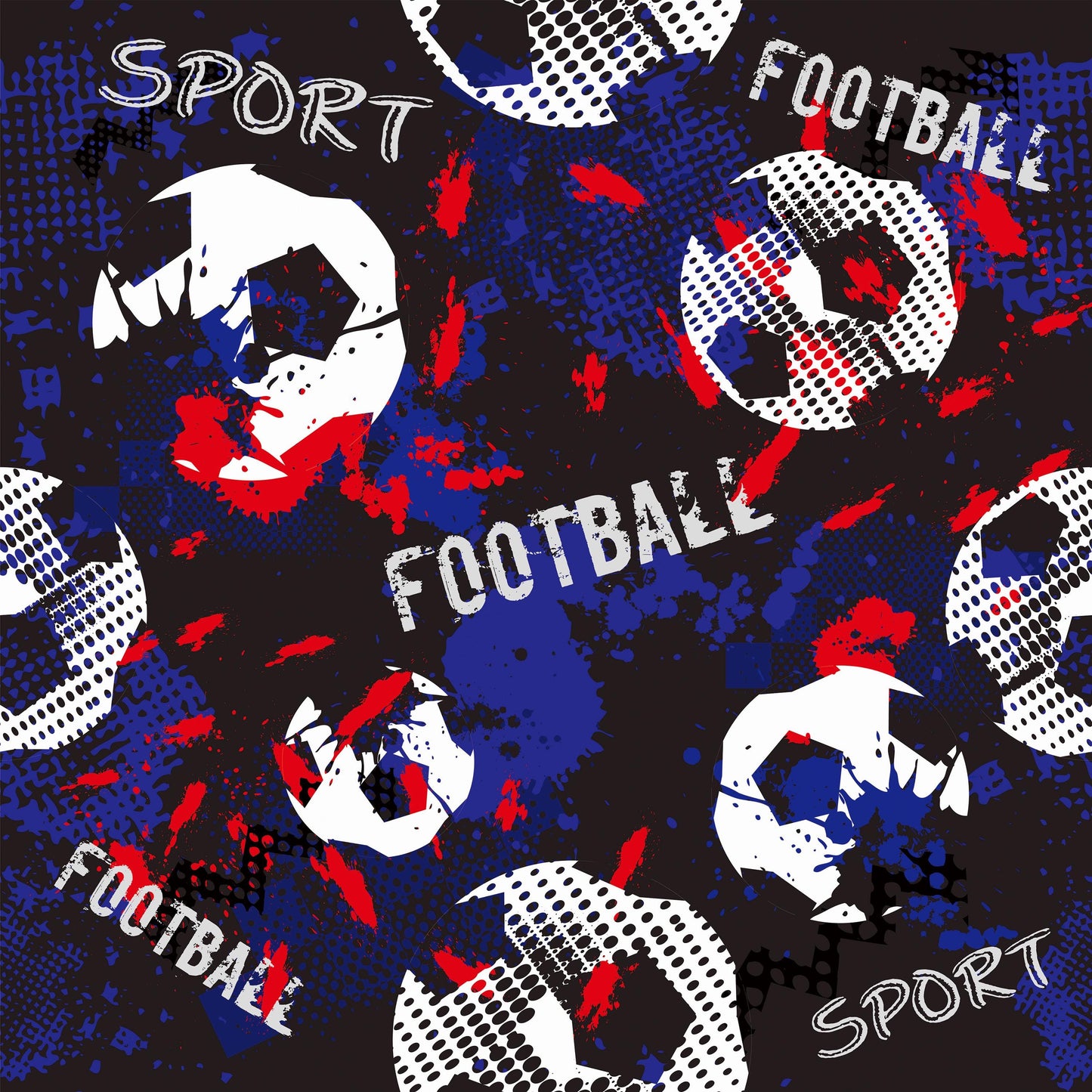 Eigenproduktion Stoff Fußball