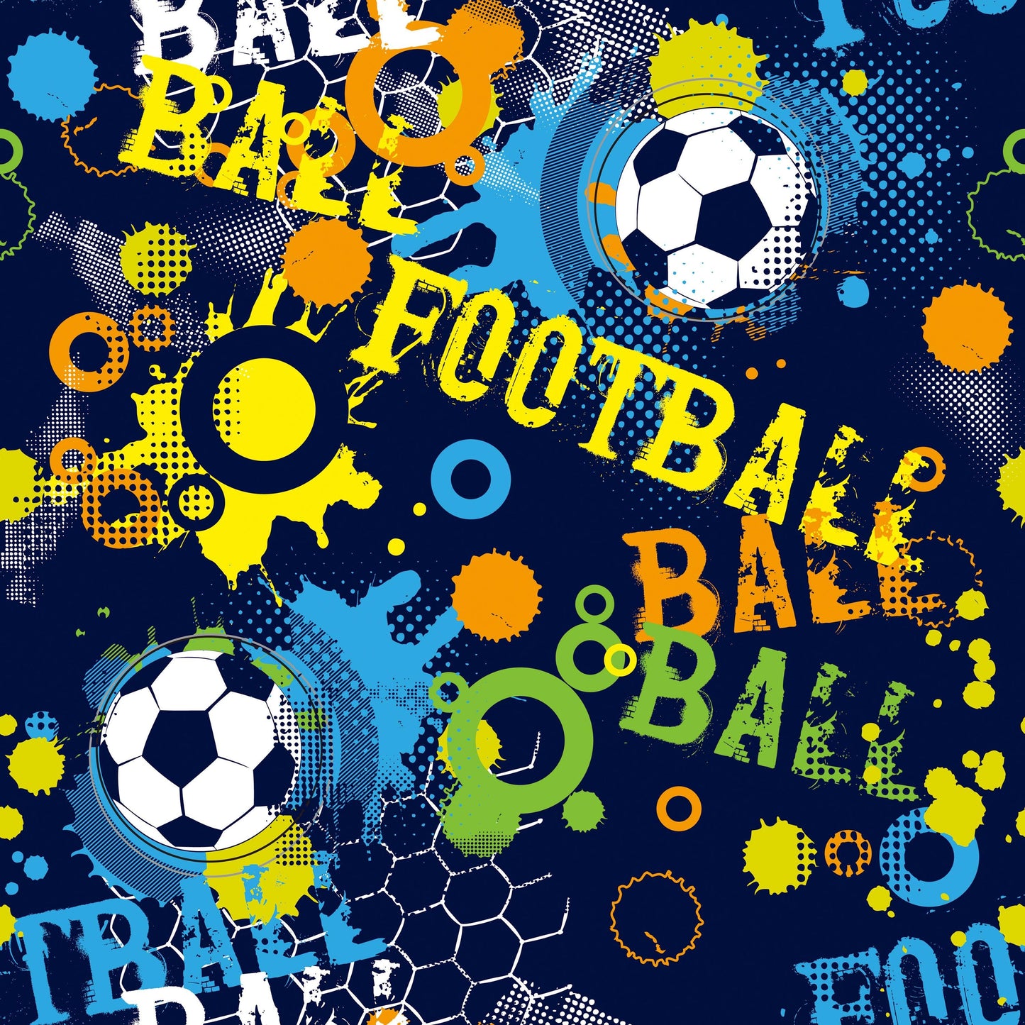 Eigenproduktion Stoff Fußball