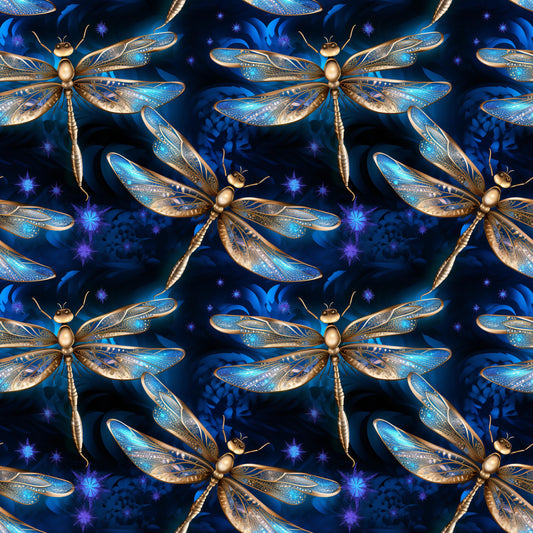 Eigenproduktion Stoff Libelle