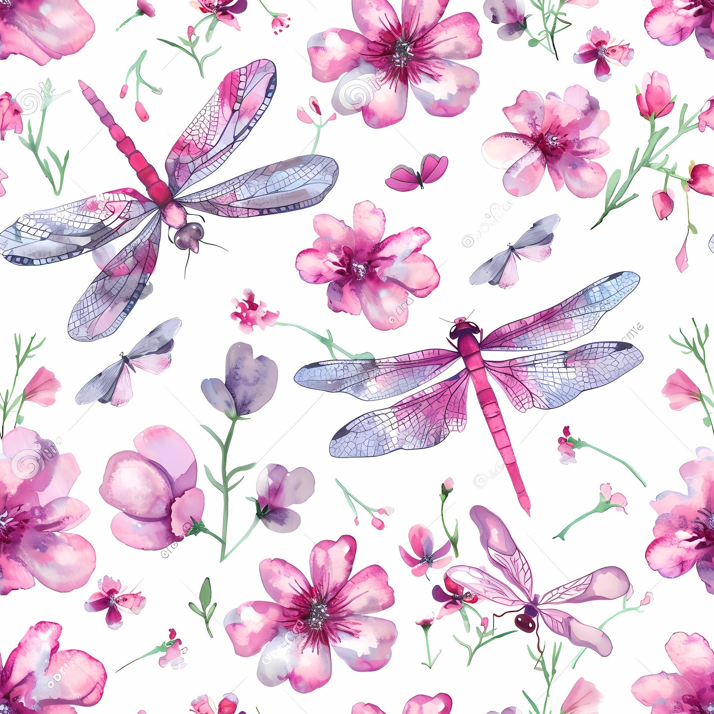 Eigenproduktion Stoff Libelle