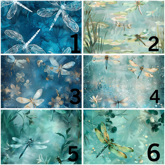 Eigenproduktion Stoff Libelle