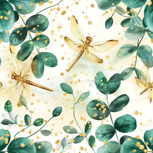 Eigenproduktion Stoff Libelle