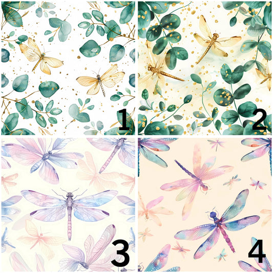 Eigenproduktion Stoff Libelle