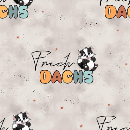 Eigenproduktion Stoff Frech Dachs
