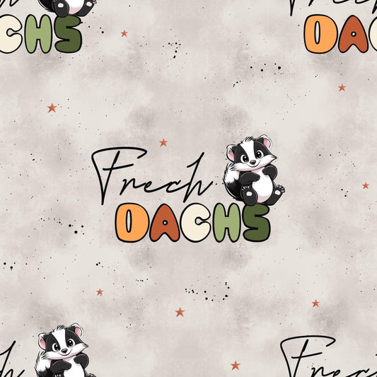 Eigenproduktion Stoff Frech Dachs