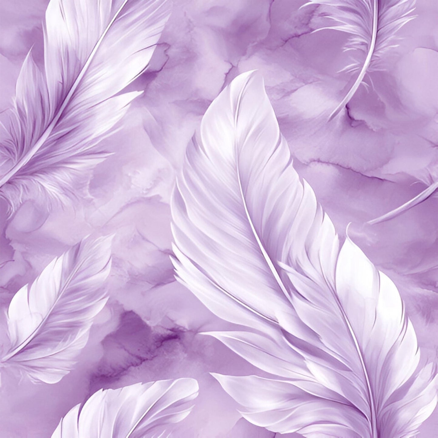 Eigenproduktion Stoff Federn