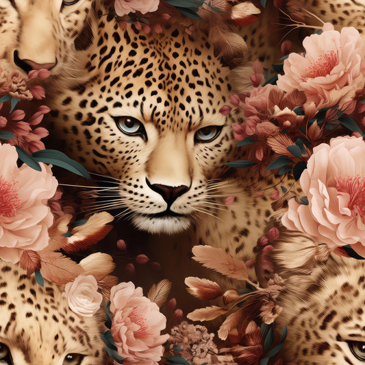 Eigenproduktion Stoff Leopard