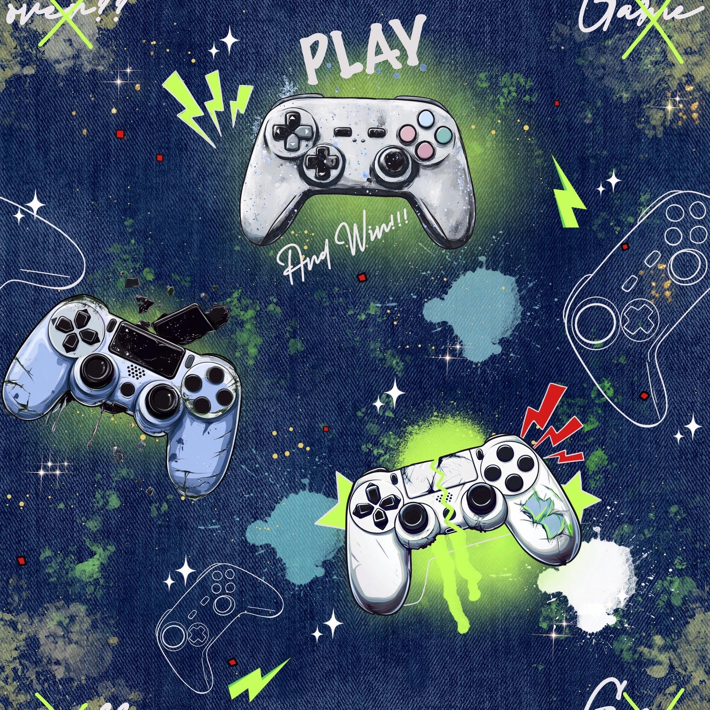 Eigenproduktion Stoff Game