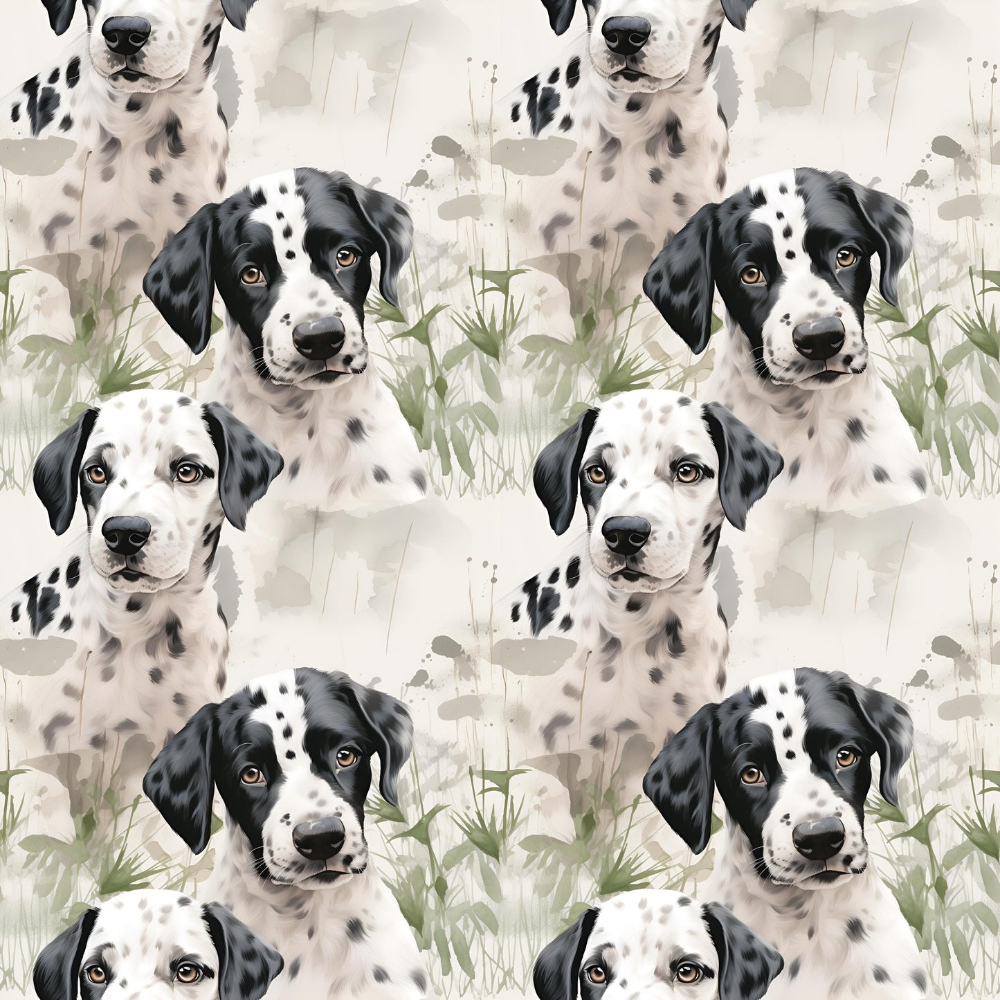 Eigenproduktion Stoff Hunde