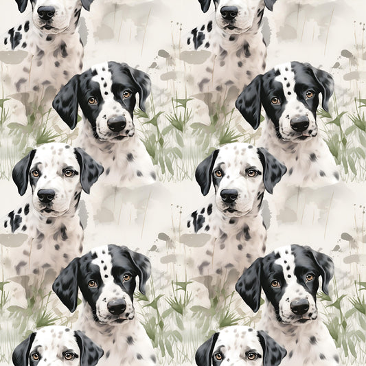 Eigenproduktion Stoff Hunde