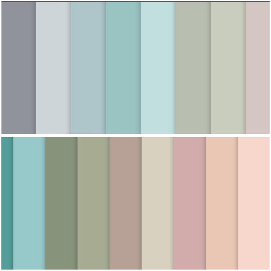 Eigenproduktion Stoff Farben - Uni