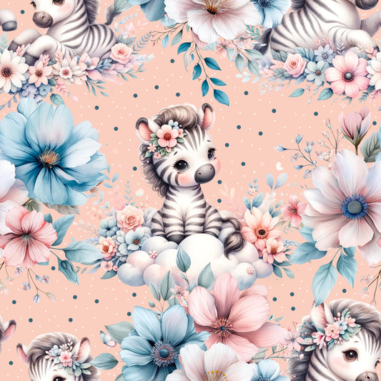 Eigenproduktion Stoff Zebra