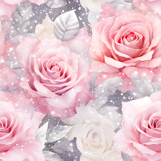 Eigenproduktion Stoff Rosen